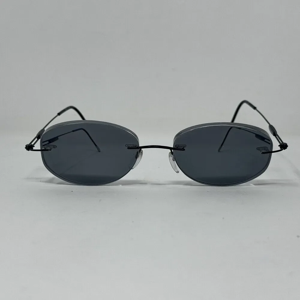 Silhouette 7534 50 6082 Black Rimless Eyeglass Frames 50-17-135 Made in Austria